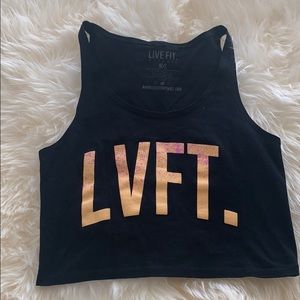 LIVE FIT Apparel crop tank